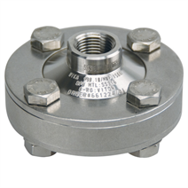 Diaphragm seal with threaded connection