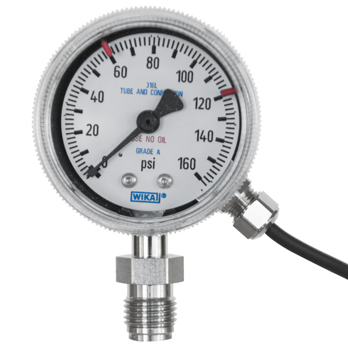 Pressure Gauge with Switch Contacts, 230.15851 WIKA USA WIKA Canada