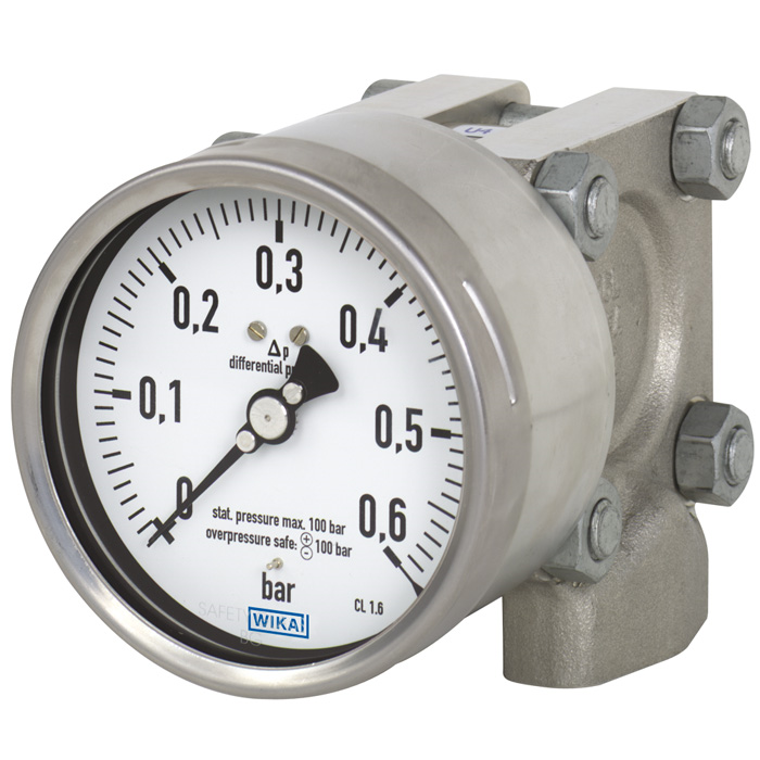 Differential pressure gauge 732.14 762.14 WIKA Canada