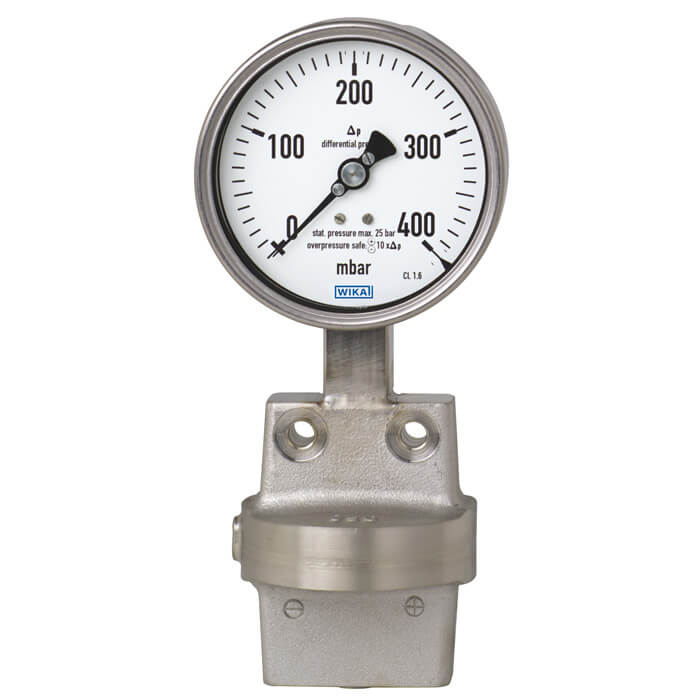 Low pressure differential deals pressure gauge