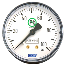 Bourdon Tube Pressure Gauge<br>
Model 111.12DW