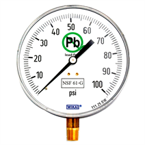 Bourdon Tube Pressure Gauge<br>
Model 111.25DW