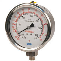 Bourdon Tube Pressure Gauges<br>
Model 232.53AM - Dry Case<br>
Model 233.53AM - Liquid-filled Case