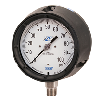 XSEL® Process Gauge - Monel® Alloy Parts<br>
Model 262.34 - Dry Case
Model 263.34 - Liquid-filled Case