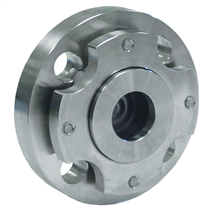 Clamped Diaphragm Seal Between Upper and Lower Housing, Flanged Connection